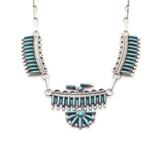 Indianerschmuck Silber Collier Set  EA-32597