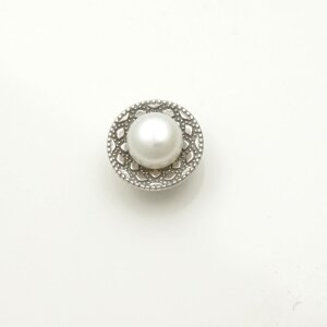 Ring Ding Silber Top mit Perle