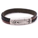 Lederarmband BERLIN  inkl. Lasergravur GONAS6SB Indian Style