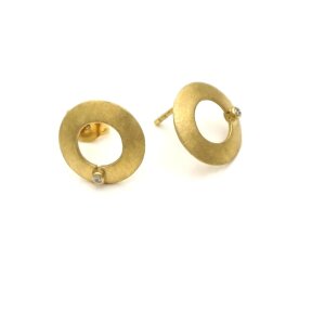 Goldschmuck Ohrstecker mit Diamant GOSZ75