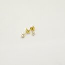 Goldschmuck Ohrstecker mit 3,5mm Akoya Perlen